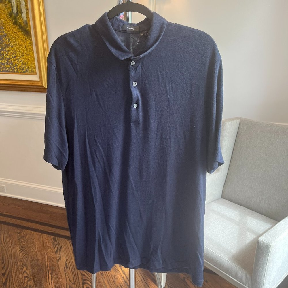 Theory Collar Tee